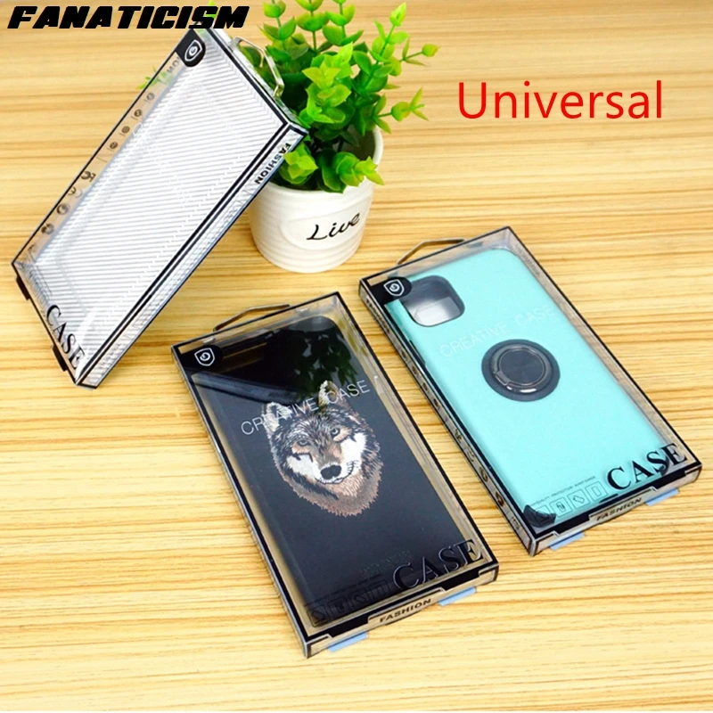 

Роскошная коробка из ПВХ для iPhone 13 12 11 XR XS Max 6s 7 8 Samusng S21 S20 S10 S9 Plus, чехол, Универсальная розничная упаковка, 100 шт.