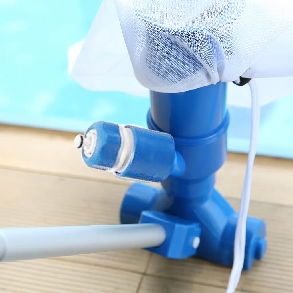

Swimming Spa Pool Vacuum Jet Cleaning Tool Head Manual Fishing Net Tool Set EU Portable swimming pool vacuum cleaner brush set