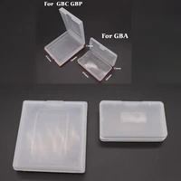 2x clear plastic game cartridge cases storage box protector holder dust cover replacement shell for nintendo gameboy gbc gbp gba