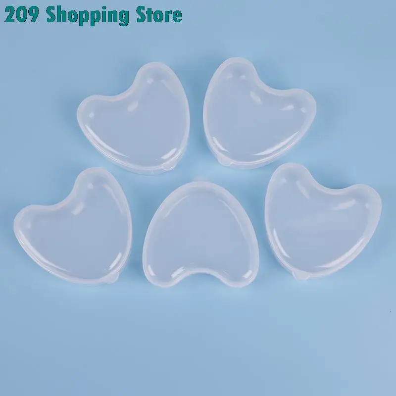 

7cm*7.1cm Dental Storage Box Fake Teeth Container Mouthguard Container Case PP Dental Orthodontic Retainer Denture Accessory 1pc