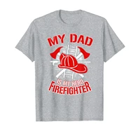 firefighter hero dad t shirt gift thin red line family shirt