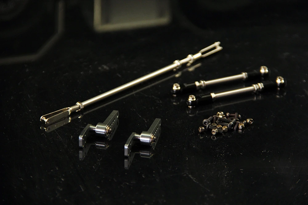 Металлический передний рулевой поворотный тяга комплект 8X8 для Tamiya 1/14 RC грузовик