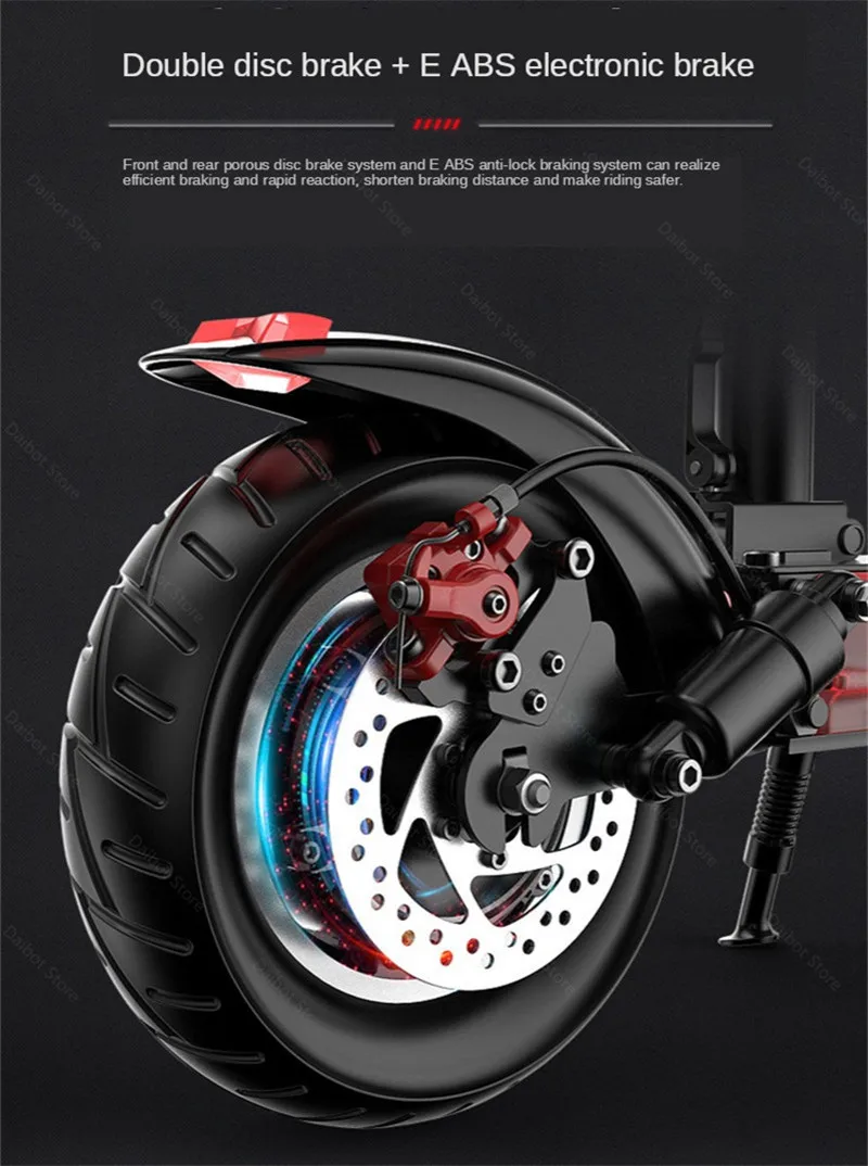 Daibot складной электрический велосипед 10 дюймов двух колесных электрические