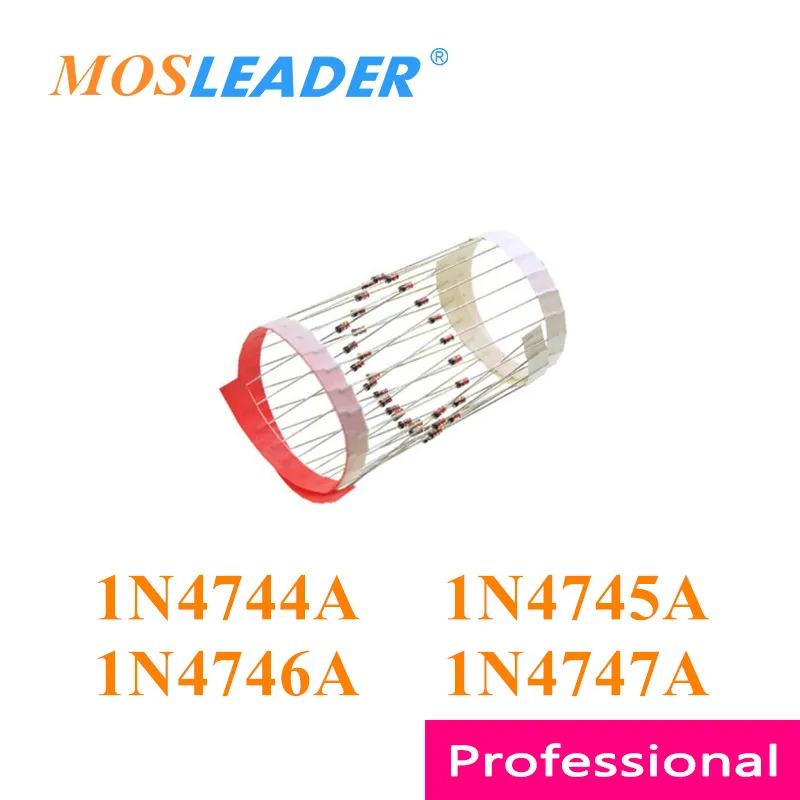 

Mosleader 2500PCS DO41 1N4744A 15V 1N4745A 16V 1N4746A 18V 1N4747A 20V 1N4744 1N4745 1N4746 1N4747 1W In the tape without box
