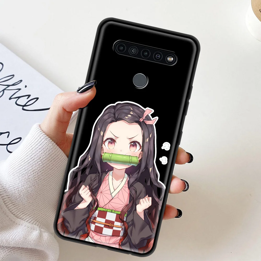 

Shockproof Phone Case for LG K41S K40 K40S K50S K61 G6 G7 G8 ThinQ K50 K42 K52 K71 Silicone Cover Demon Slayer Kimetsu No Yaiba