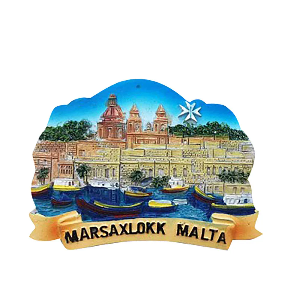 Lychee Life Malta живописные магниты на холодильник креативный 3D холодильник магнитная наклейка украшение дома сувениры для путешествий