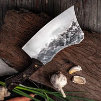 liang da new handmade forged chopper knife kitchen traditional chopping cleaver knives household dual purpose chef slicing knife