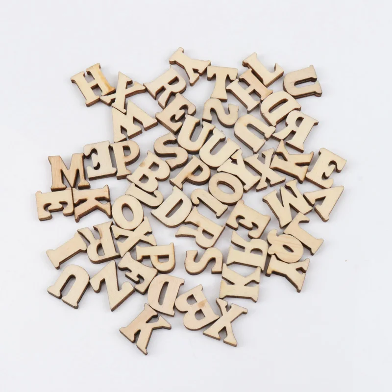 Натуральное дерево смешанные зеркальные буквы и алфавит для рукоделия шитье