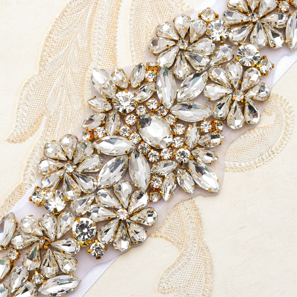 MissRDress ремешок для свадебного платья горный хрусталь свадебный Хрустальный Пояс