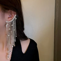 juno korean fashion pearl dangle earrings accessories jewelry for women pendientes colgantes plata 925 aretes de mujer brinco