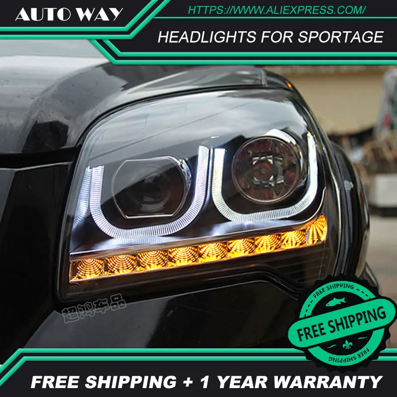 Автомобильные фары HID Rio светодиодные чехол для KIA Sportage 2007 2013 ближнего света|car styling