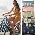Новая сумка для покупок 16 цветов, Женская Складная сумка для покупок, многоразовая сумка для покупок