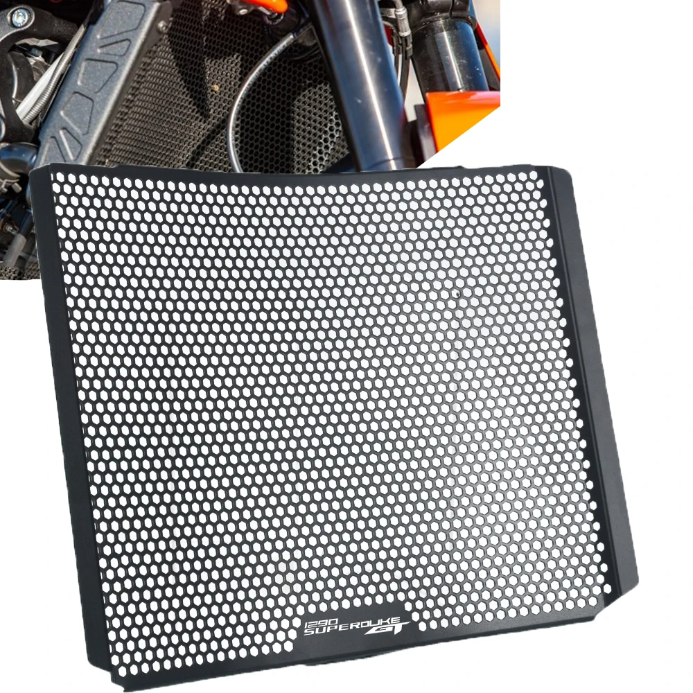 

Motorcycle CNC Radiator Guard Protector Grille Grill Cover Protection for 1290 Super GT 2016 2017 2018 2019 2020 BLACK