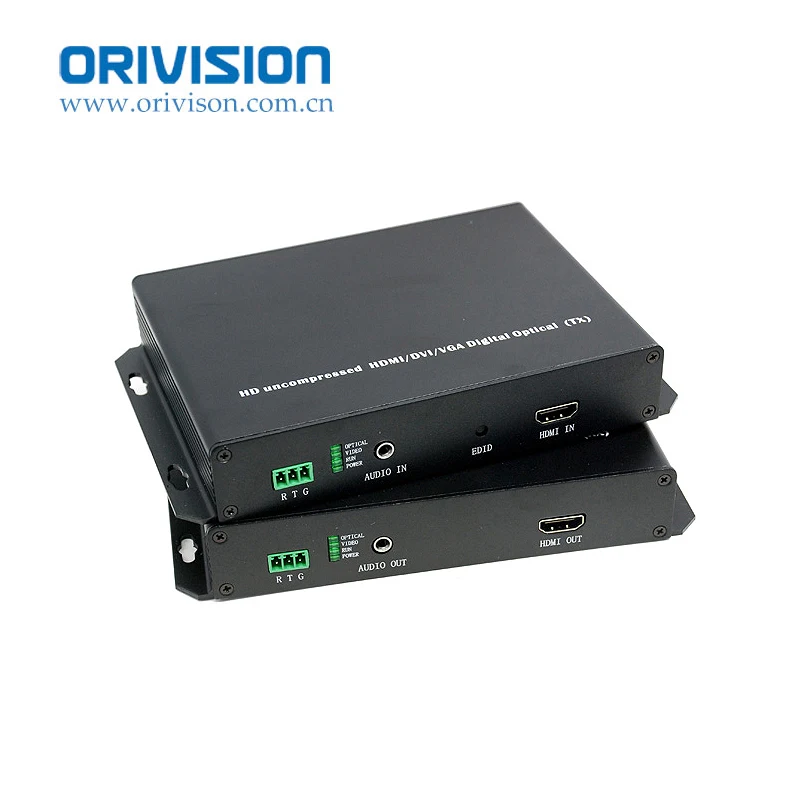 

No compression HDMI Optical Fiber KVM Extender with Single model 1-core 20KM 1080P KVM Fiber Transmitter and Receiver
