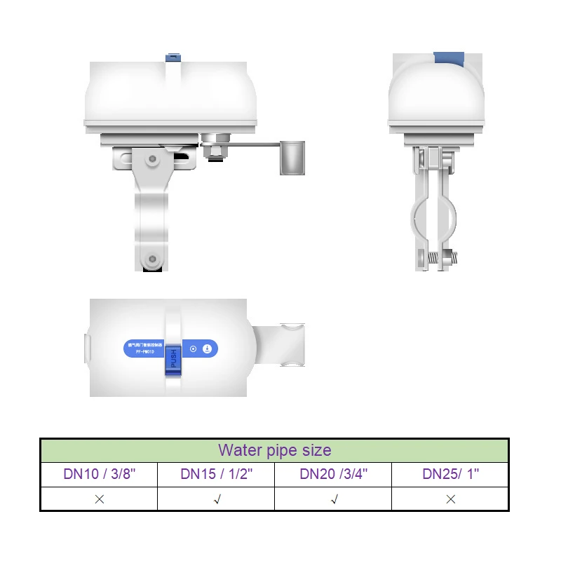 

Tuya ZigBee Gas Water Valve Work with Alexa,Google Assistant Wireless Control Smart Home Automation Control Valve for Gas