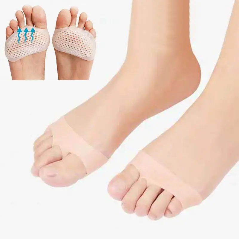Мягкая и приятная на Цвет Белый силиконовый 1 пара устойчивы защиты колодки Обувь