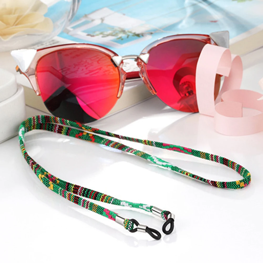 

Practical Eyeglass Chains Sunglasses Cotton Neck String Cord Retainer Strap Eyewear Lanyard Holder High-End Ethnic Rope Glasses