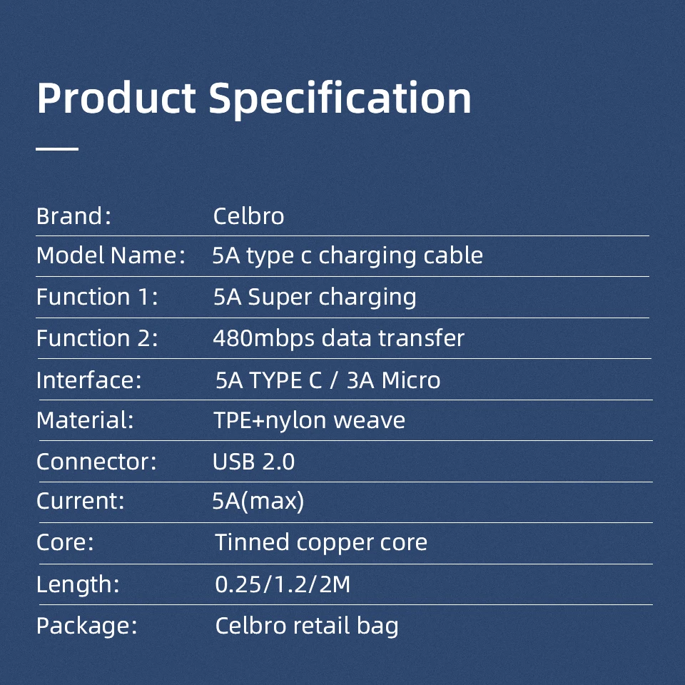 Кабель USB Type-C мощностью 40 Вт 5 А Сверхбыстрая зарядка 3 0 VOOC для Huawei P40 Pro P30 Xiaomi Realme