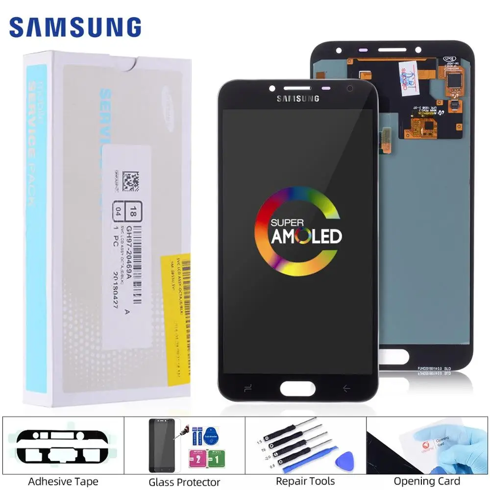 AMOLED ЖК-дисплей для samsung Galaxy J4 ЖК-дисплей сенсорный экран дигитайзер для samsung J4 дисплей J4 J400 J400F/DS J400G