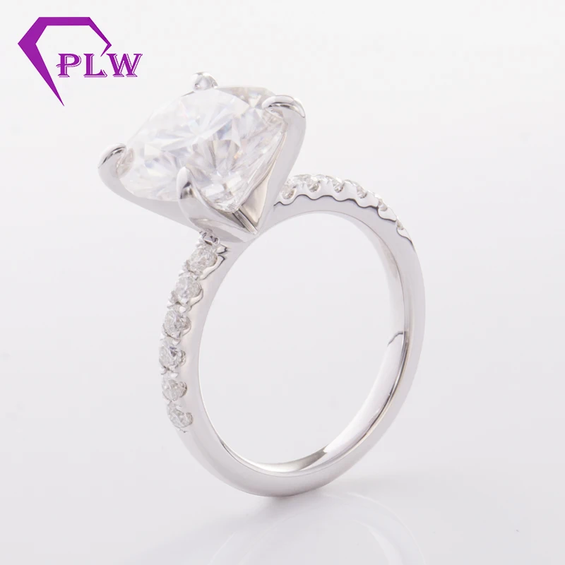 Индивидуальные лабораторные искусственные бриллианты 4ct 10 мм круглые