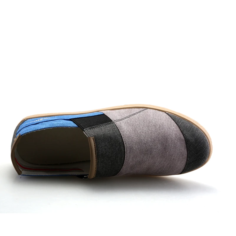 Men's Casual Shoes Spring Summer Loafers Lightweight Mixed Colors Youth Canvas Men Breathable Flat Footwear Walking | Обувь