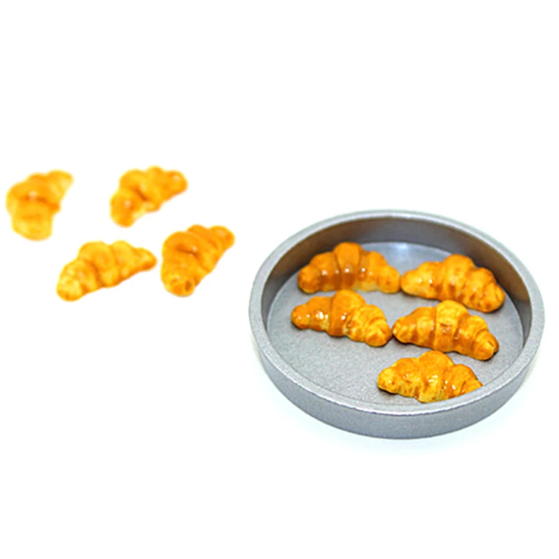

1:12 Dollhouse Miniature Mini Metal Round Tray Kitchen Accessories Toys