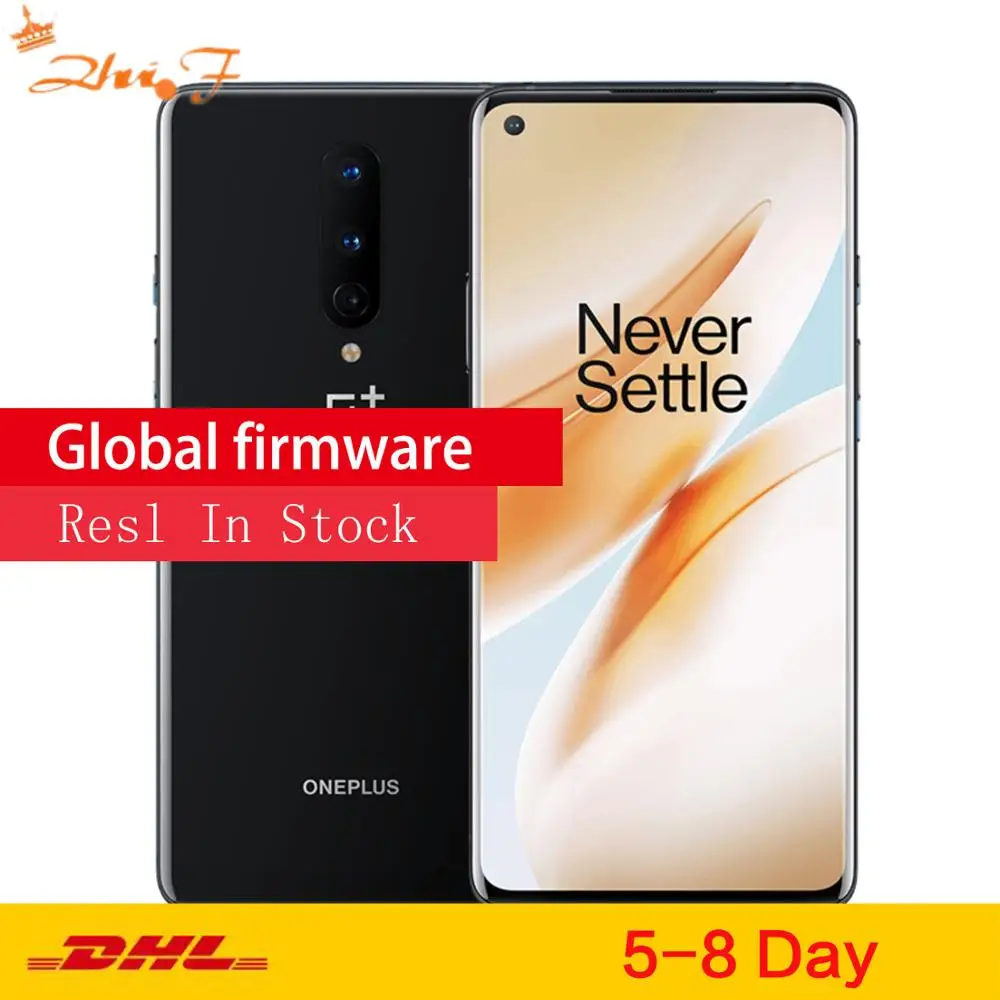 Чехол из ПВХ для Oneplus 8 оригинальная глобальная Встроенная память 5G Snapdragon 865 Гб 12