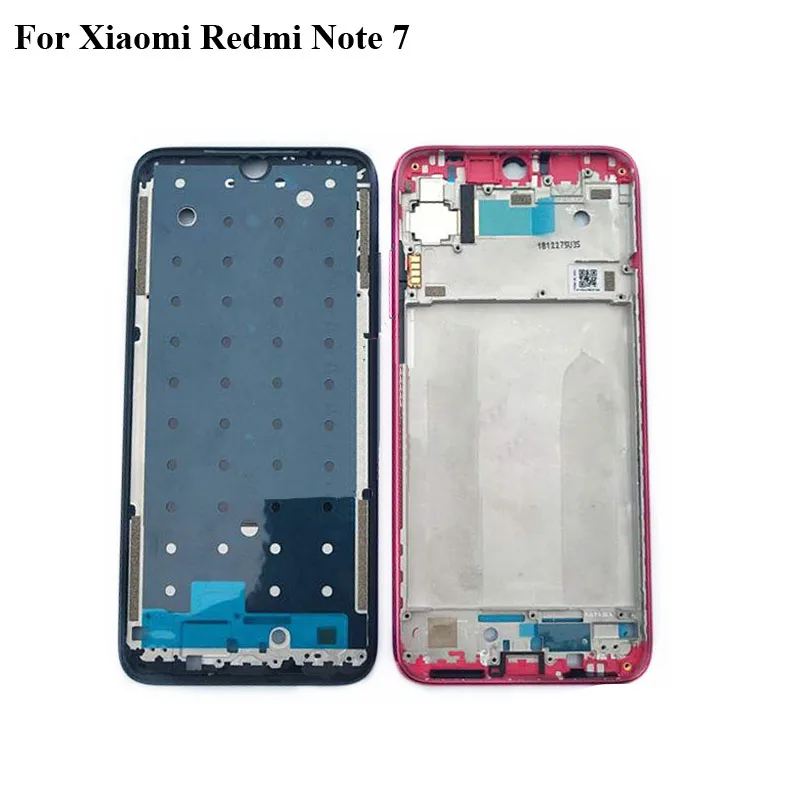 

Для Xiaomi Redmi Note 7 ЖК Лицевая панель рамка Передняя средняя рамка Корпус Крышка батарейного отсека задняя крышка Корпус для Xao mi Redmi note7