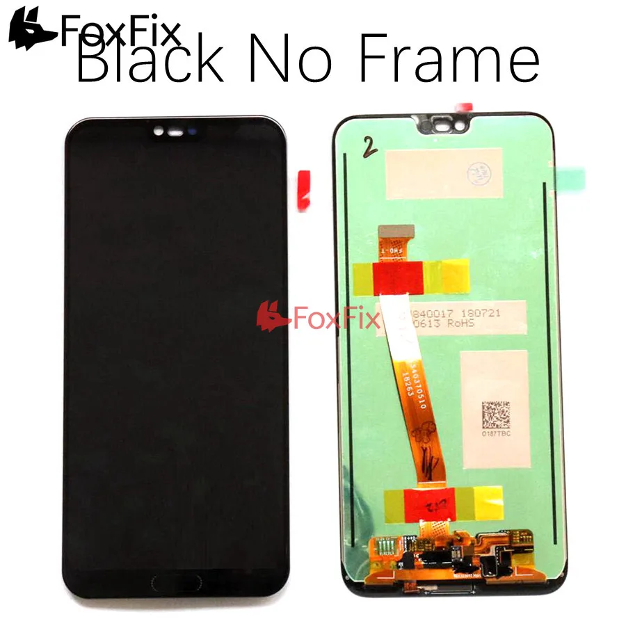 FoxFix ЖК дисплей для Huawei Honor 10 COL L09 L29 сенсорного экрана с цифровой рамкой +
