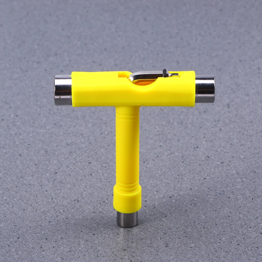 

Mini T Type Wrench Tool Roller Skateboard Repair Tool Adjusting Tool with Wrench L-type Screwdriver