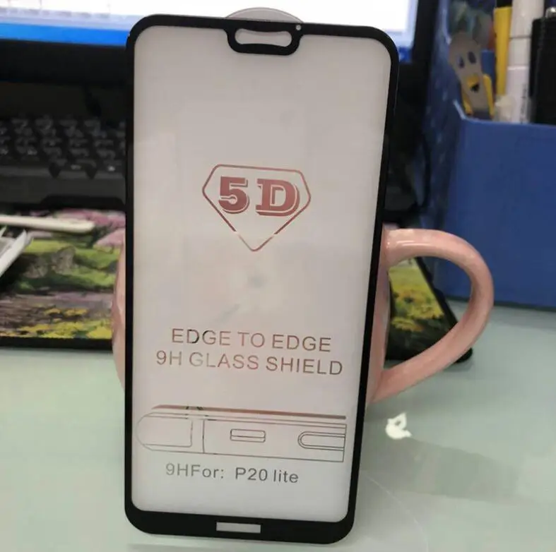 5D изогнутое закаленное стекло для Huawei P20 Lite Защита экрана P10 Plus Защитная пленка Mate