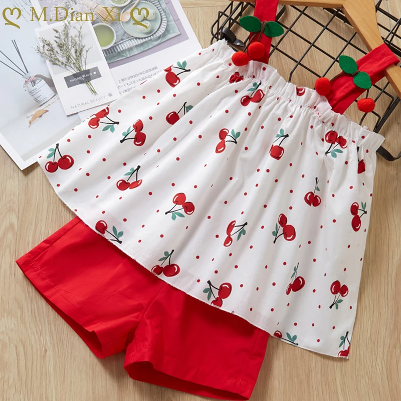 Комплекты одежды для девочек модная одежда новинка 2019 летний комплект маленьких