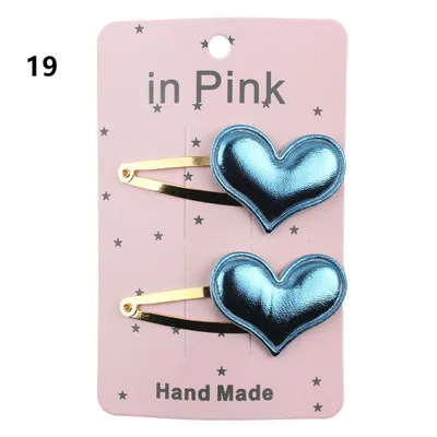 67 цветов 2 шт./компл. милые детские заколки для волос из серии Блестки сплава