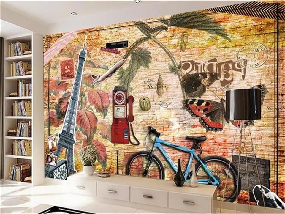 Фотообои на заказ наклейка для гостиной фоновая картина в молодежном стиле 3d