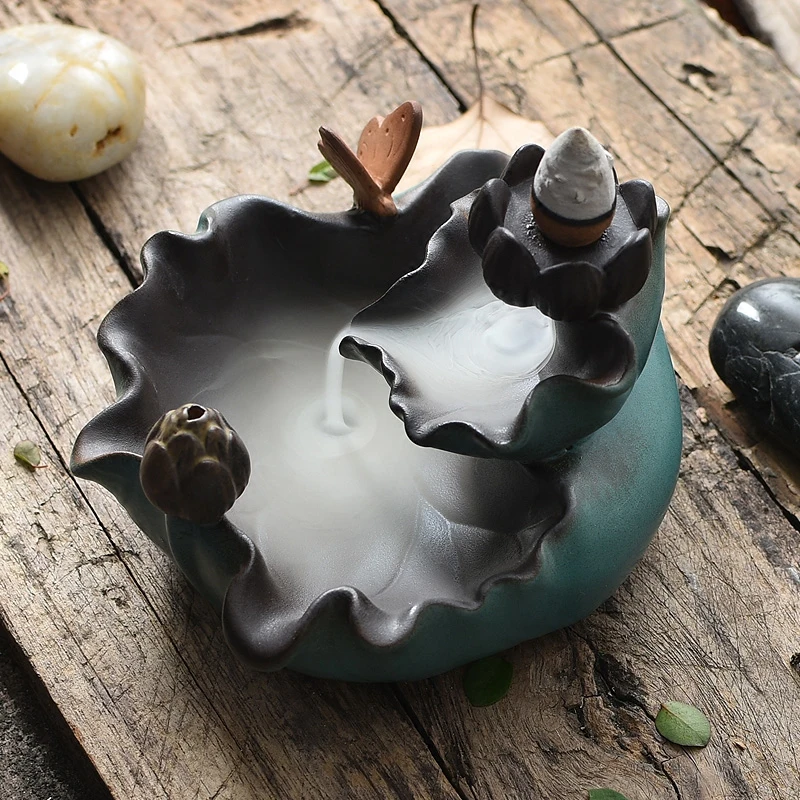 Курильница Backflow в виде водопада керамическая курильница арабском стиле Будды с