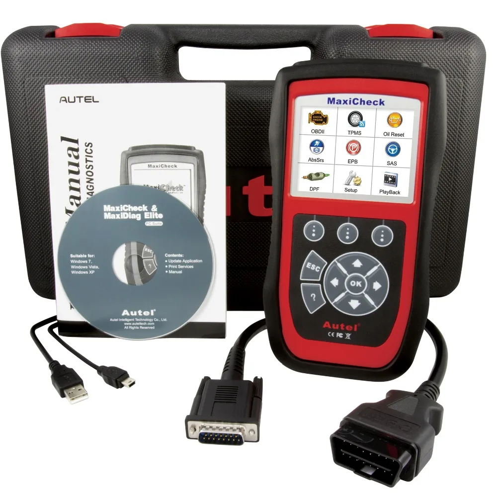 Сканер Autel MaxiCheck Pro для ABS тормозов Авто кровотечение OBD2 диагностический