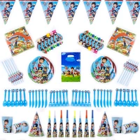 new paw patrol birthday decoration disposable tableware set dog chase marshall skye for kids birthday party supplies accessories