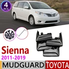 Брызговик для Toyota Sienna XL30 2011  2019 Fender брызговик Всплеск закрылки аксессуары для брызговиков 2012 2013 2014 2015 2016 2017 2018