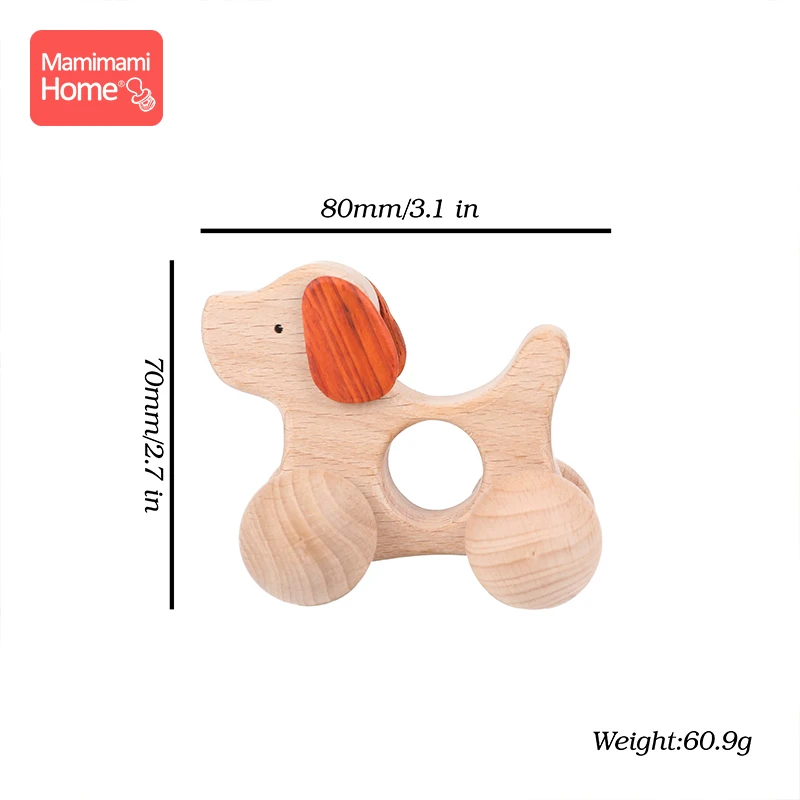 1 шт. детские деревянные животных автомобиля С изображением лошади из бука против