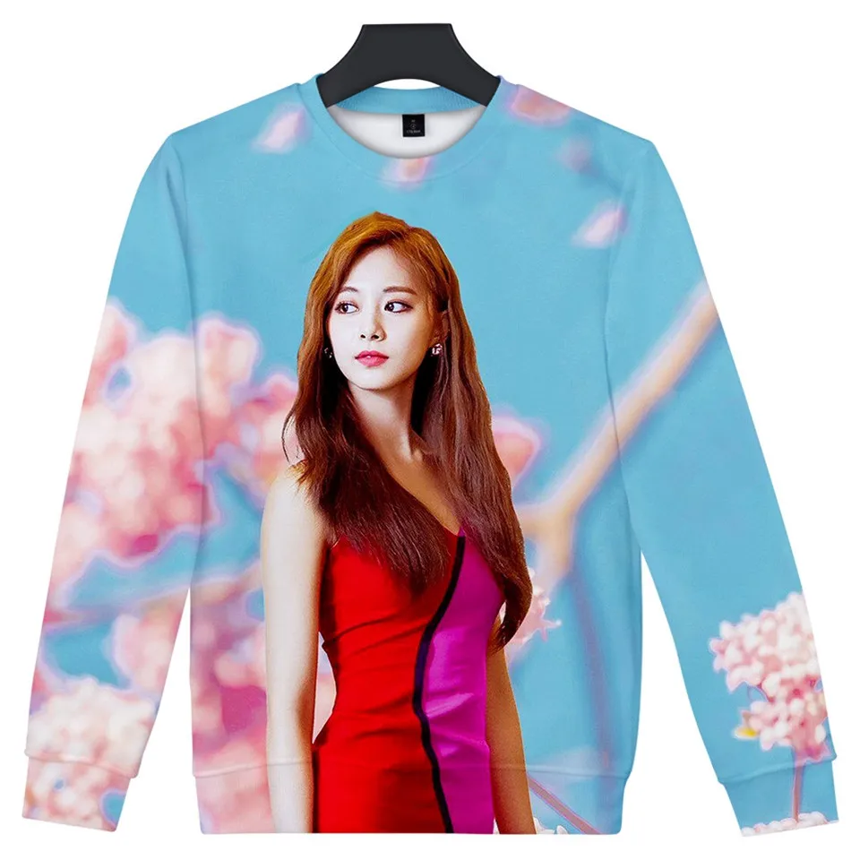 Дважды новый альбом нравишься 3D толстовки женские хип хоп Толстовка harajuku/Женские