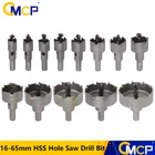 Набор сверл из быстрорежущей стали, 16-65 мм, по дереву и металлу, 61013 шт.