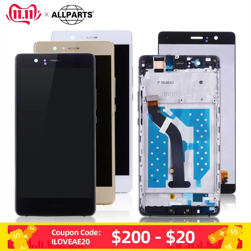 Дисплей для HUAWEI P9 Lite VNS-L31 L21 L19 L23 LCD в сборе с тачскрином Оригинал 5.2'' черный