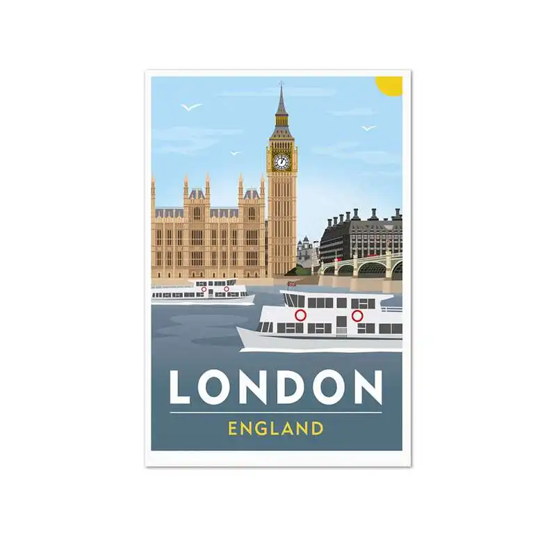 Большой плакат Big Ben английские лондонские Плакаты для комнаты в - Цена: 