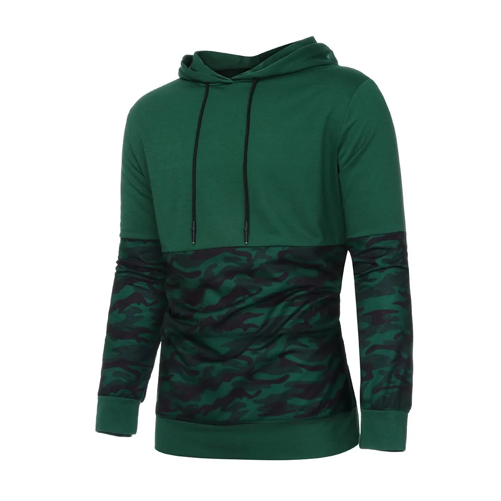 Sweatshirt Men Casual Patchwork Slim Fit Hoodies Outwear Blouse streetwear Pullover Tops Male Sweatshirts sudadera hombre | Мужская