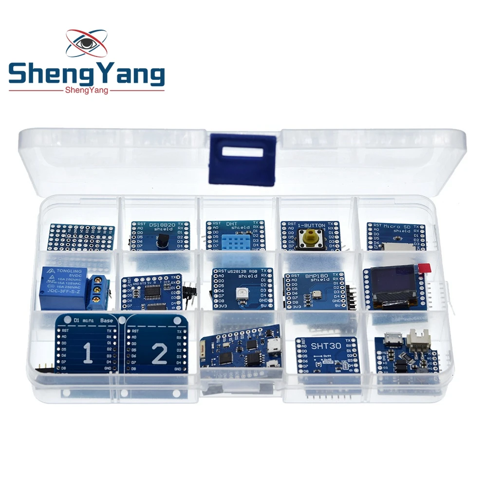 15 шт. ShengYang D1 mini Pro WiFi макетная плата комплект NodeMcu Lua, на основе ESP8266 D1 mini Pro V1.1.0 для Arduino