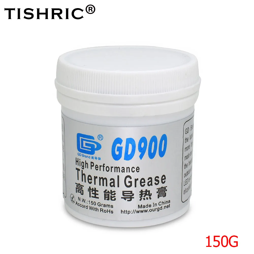 Box150g TISHRIC, 3g, 7g, 15g, 30g, 150g, GD900, термопаста, токопроводящие процессоры, радиатор, силиконовый пластырь для ЦП, светодиодный, PC - Цвет лезвия: Box150g
