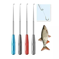 4 pcs light decoupling device stainless steel quick release hook fishhook detacher remover safety extractor fishing tackle