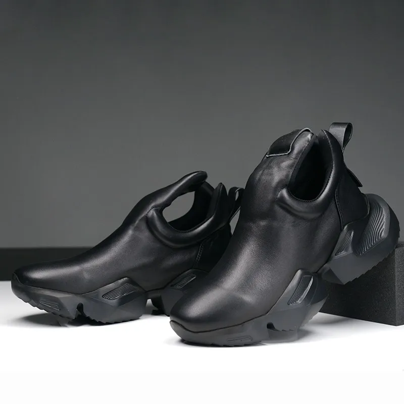 Мужские повседневные кроссовки из обувь для активных движений натуральной кожи