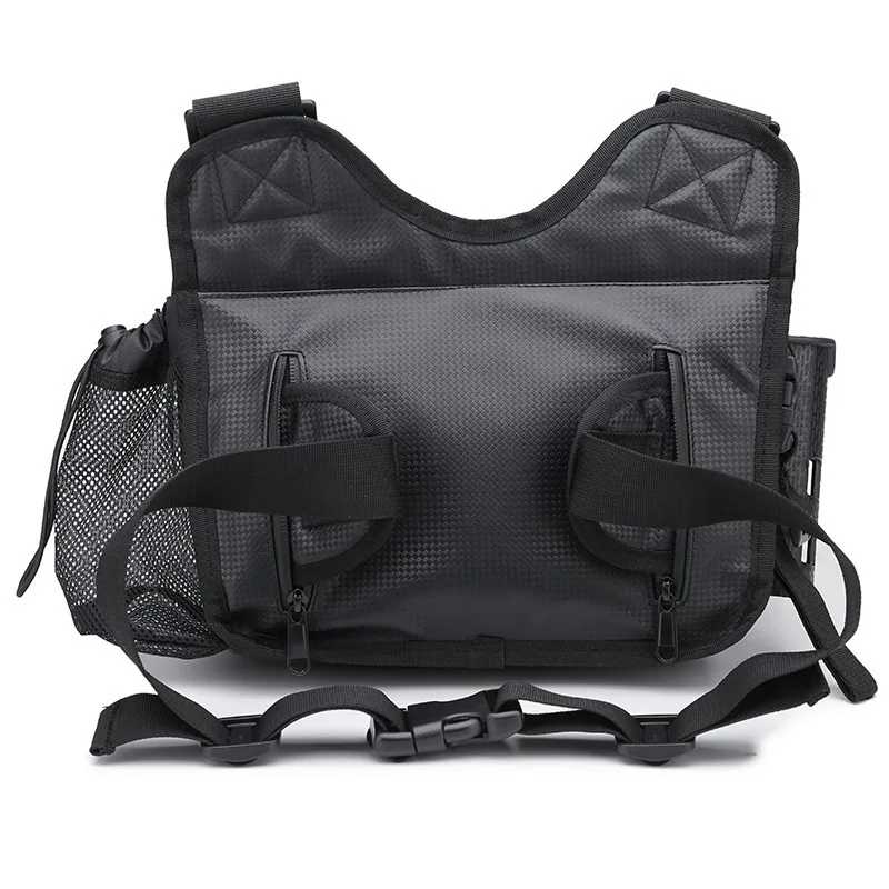 

Fishing Bag Portable Outdoor Fishing Tackle Storage Backpack Black Multiple Tools Shoulder Bag Drop Shipping with Large Capacity