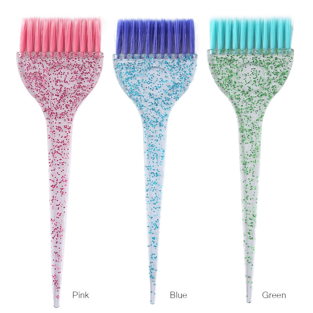 Professional Hair Dye Brush Plastic Crystal Coloring Applicator Comb Barber Tools Salon Styling Accessories | Красота и здоровье